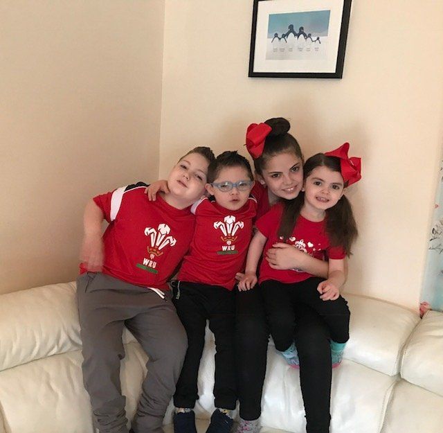L-R: Alexander, Lucus, Isabella and Indiana.
