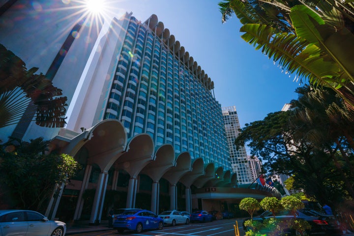 The Shangri-La Hotel in Singapore, pictured on Monday, June 4, 2018. 