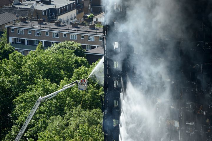 More than 700 fire service personnel were involved in the response to the Grenfell Tower fire.