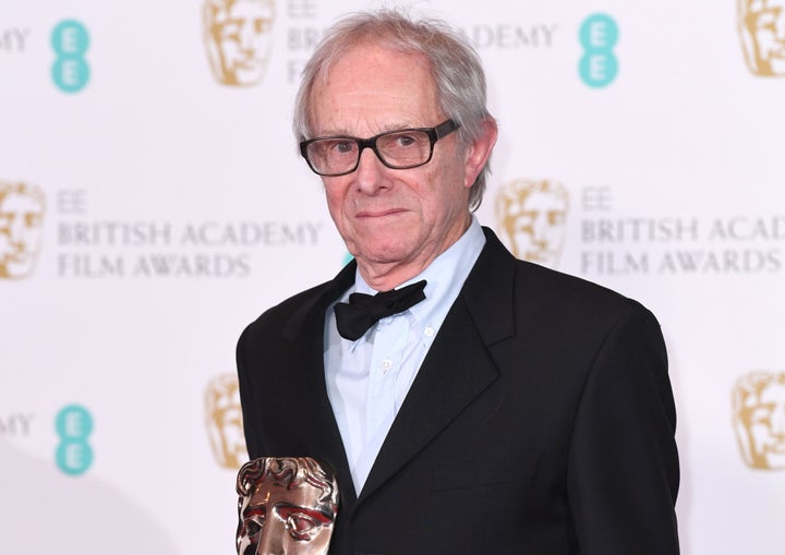 Ken Loach in the press room during the EE British Academy Film Awards in 2017.