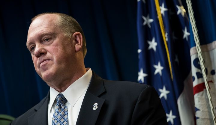 Thomas Homan, the outgoing acting director of U.S. Immigration and Customs Enforcement, wants the public to believe his agency is not separating families.