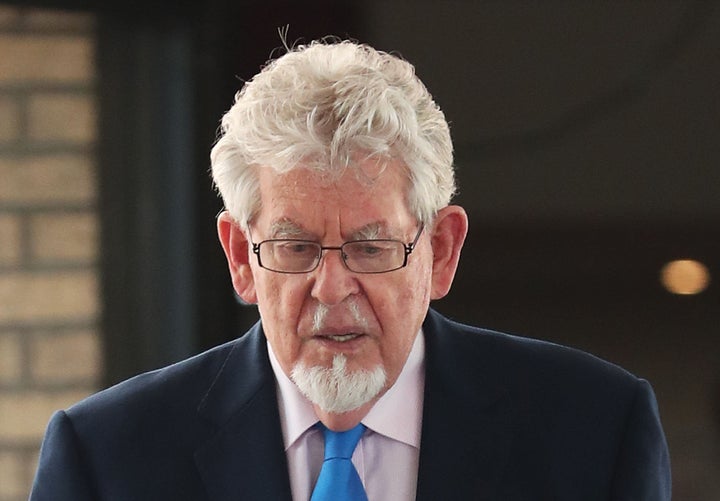 <strong>Rolf Harris arrives at Southwark Crown Court, London before the veteran entertainer is sentenced for a string of indecent assaults.</strong>