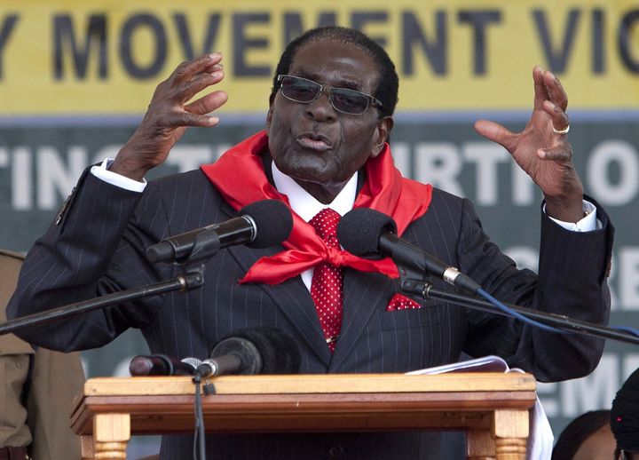 Former Zimbabwean President Robert Mugabe.