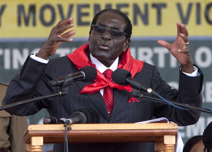 <strong>Former Zimbabwean President Robert Mugabe.</strong>