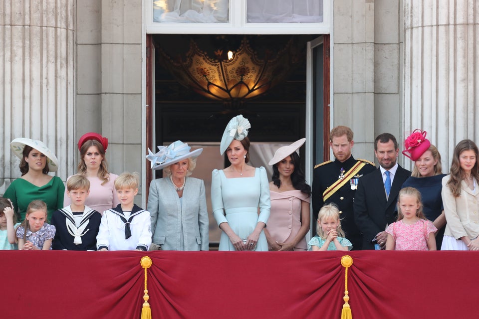 Meghan Markle And Prince Harry Make Their Royal Balcony Debut During