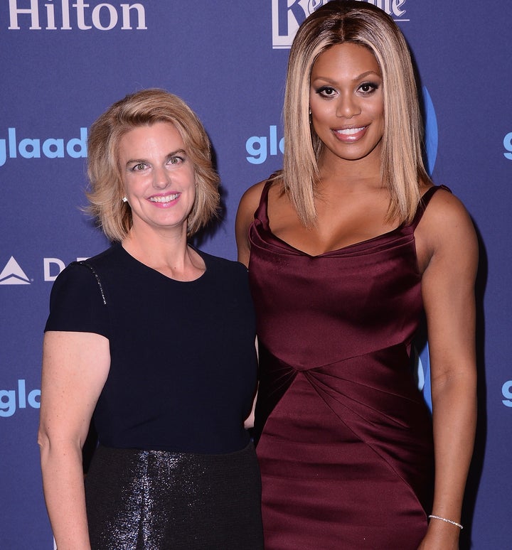 Sarah Kate Ellis and actress Laverne Cox.
