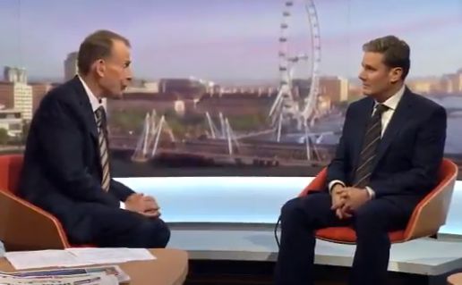 Andrew Marr and Keir Starmer
