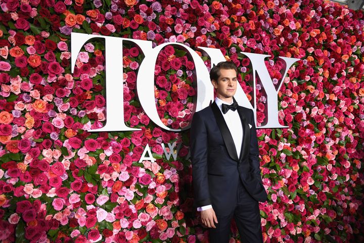 Andrew Garfield attends the 72nd Annual Tony Awards.