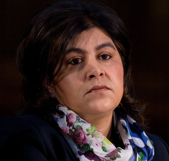 Baroness Sayeeda Warsi served as a minister under David Cameron