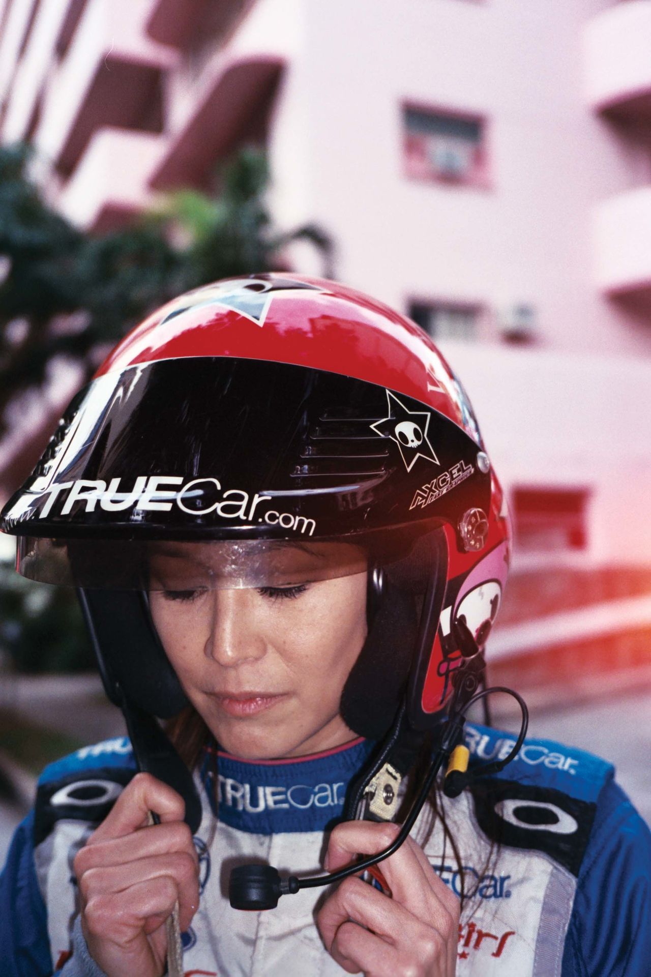 Verena Mai, a racecar driver from Hawaii. 