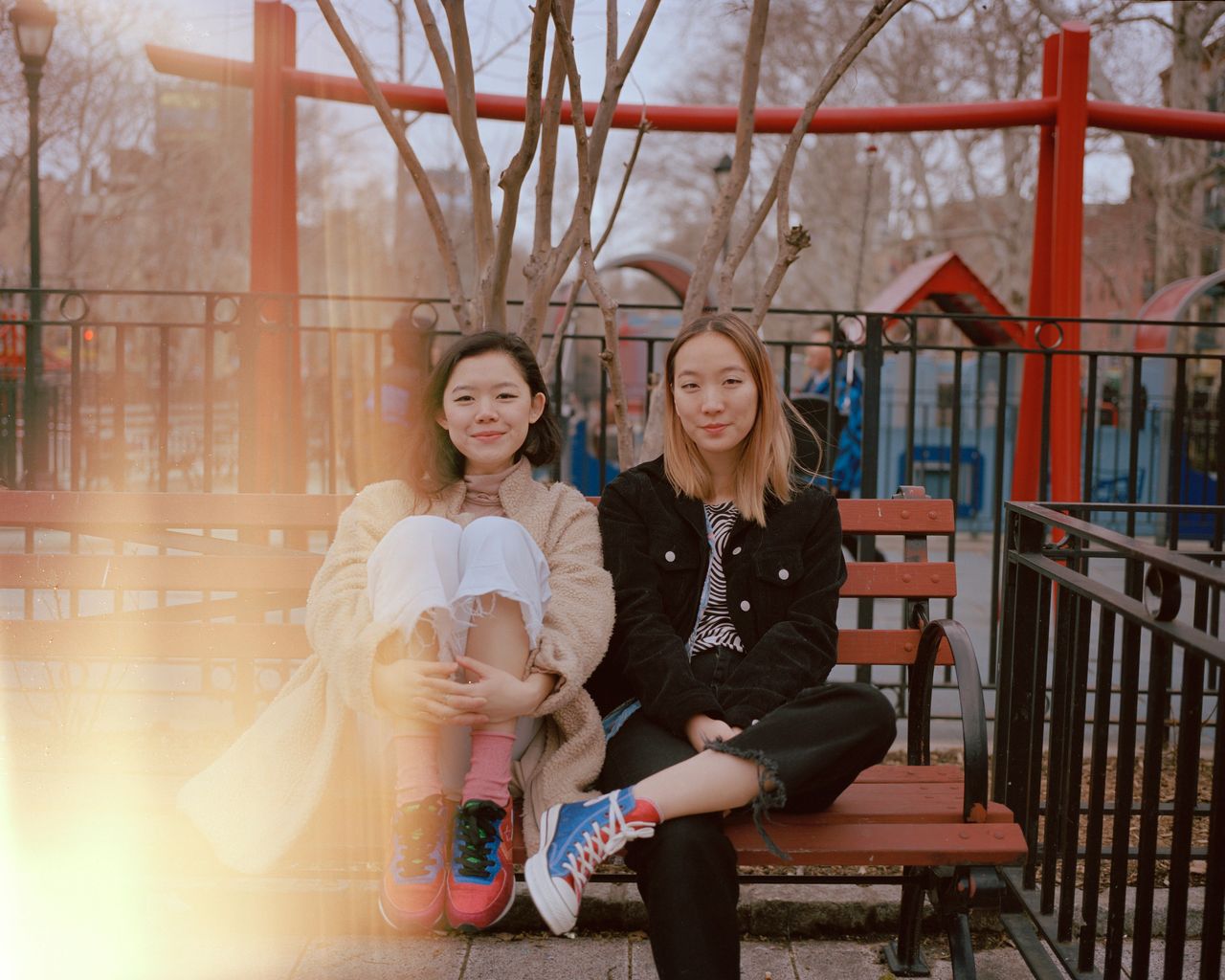 Kathleen Tso and Vicki Ho work on Banana Magazine in addition to their full-time jobs in media. 