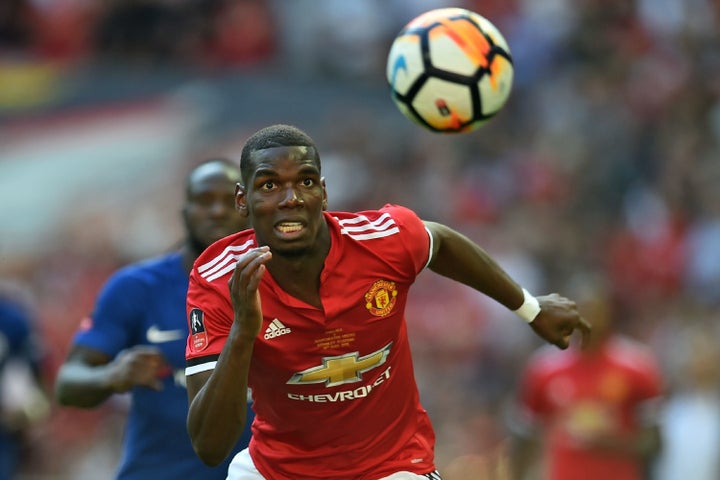 Paul Pogba faced taunts of monkey noises from the stadium crowd during a friendly game between Russia and France in St. Petersburg in March.