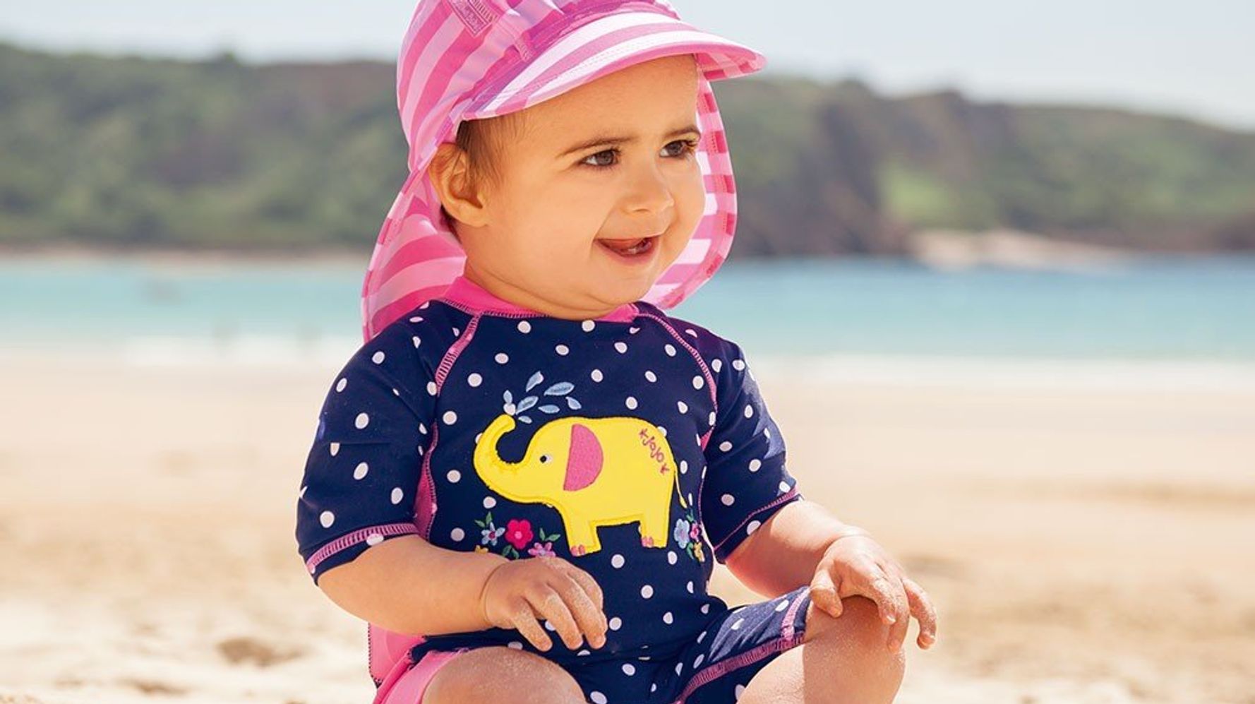 Baby 1 piece Swimsuit UPF 50+ grUVywear UV Sun Protective 