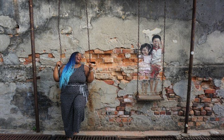 "I fell in love with all of the street art in Georgetown," blogger Annette Richmond said of Malaysia.
