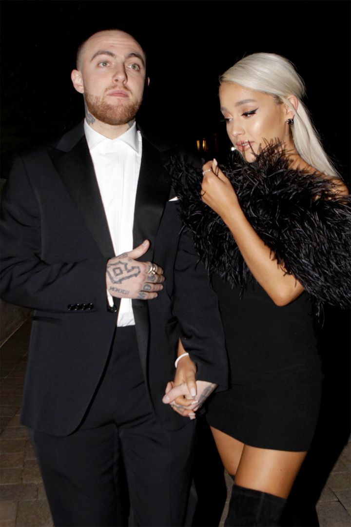 Ariana with ex Mac Miller