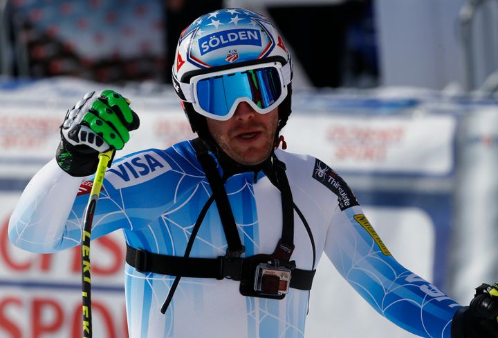 Bode Miller pictured in the men's Alpine Skiing World Cup downhill race in Wengen in 2015 