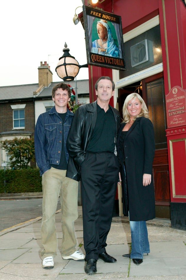 Leslie enjoyed two stints in 'EastEnders'