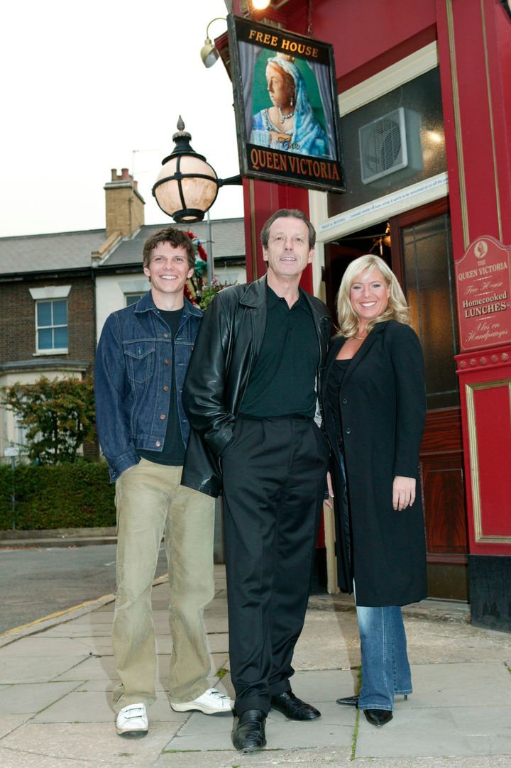 Leslie enjoyed two stints in 'EastEnders'