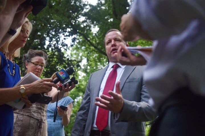 Prince William County Board of Supervisors Chairman Corey Stewart won the GOP nomination to challenge Democratic Sen. Tim Kaine.