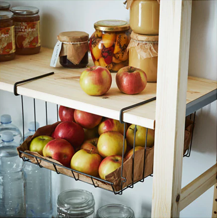 PRUTA Food container, transparent/blue, 2 oz - IKEA