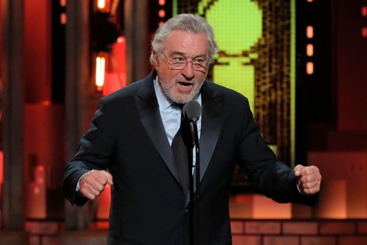 Robert De Niro made the comment as he welcomed Bruce Springsteen to the stage 