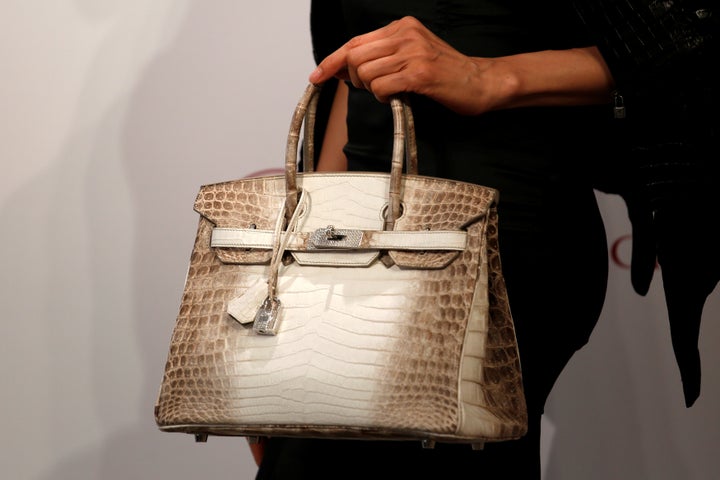 Not one but 2 Hermes Himalayan Croc Birkins!  Louis vuitton bag neverfull,  Bags, Vuitton neverfull