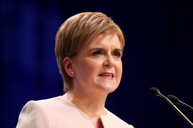 First Minister Nicola Sturgeon has backed the party's Westminster leader over his challenge of the speaker 