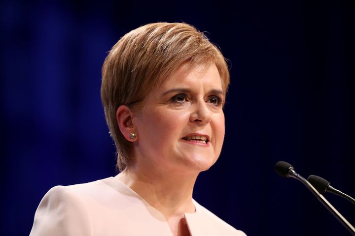 First Minister Nicola Sturgeon has backed the party's Westminster leader over his challenge of the speaker 