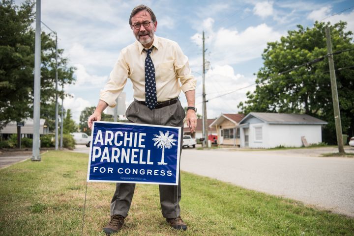 South Carolina Democrat Archie Parnell in 2017, when he unsuccessfully ran for a House seat in a special election. He is trying to win the seat again this year, but details about his past have derailed his campaign.