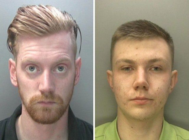 Chad Williams-Allen and Garry Jack were both convicted, along with two other men, of inciting racial hatred after plastering offensive stickers across Aston University campus signs in Birmingham in 2016. 