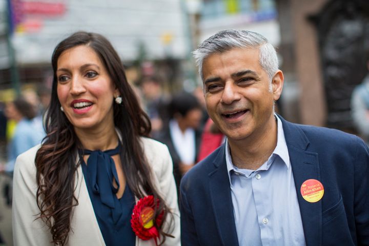 Labour's shadow sports minister Rosena Allin-Khan (pictured with London mayor Sadiq Khan) backed the TUC's calls 