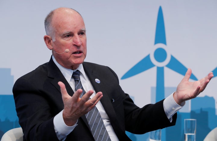 California Gov. Jerry Brown (D) speaks during the COP 23 UN Climate Change Conference hosted by Fiji but held in Bonn, Germany, last November.