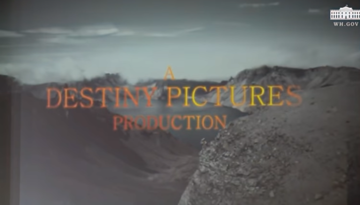 The video shown to Kim Jong Un on Tuesday was credited to Destiny Pictures.