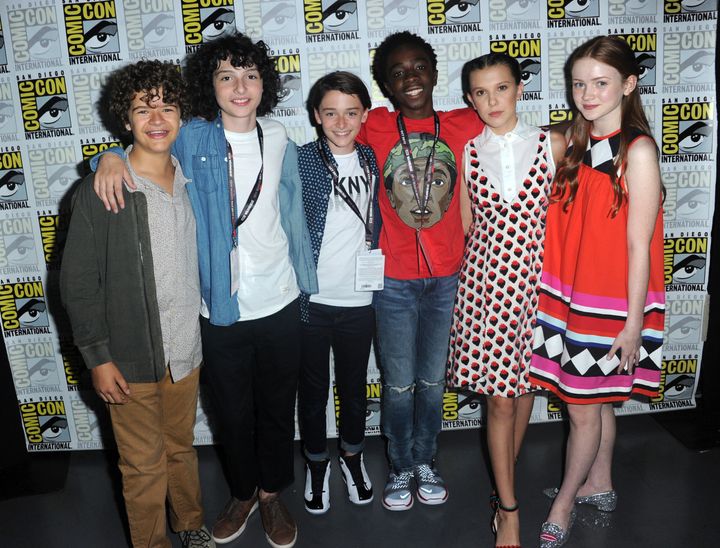 The teens of 'Stranger Things' at Comic-Con last year