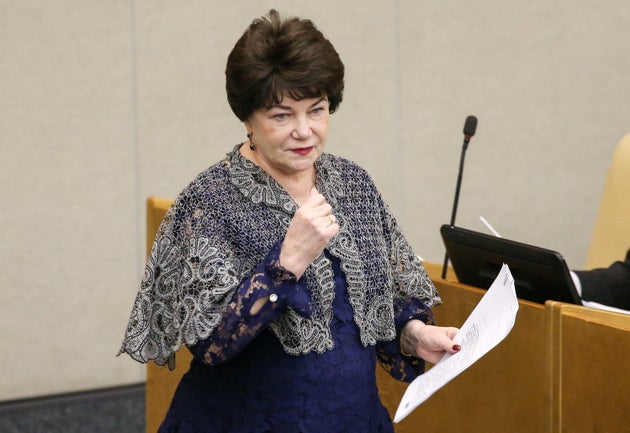 Russian State Duma member Tamara Pletnyova pictured in February.