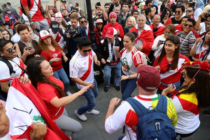 Fans in Moscow