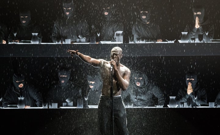 Stormzy at the 2018 Brit Awards