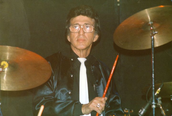 D.J. Fontana in London in 1988.