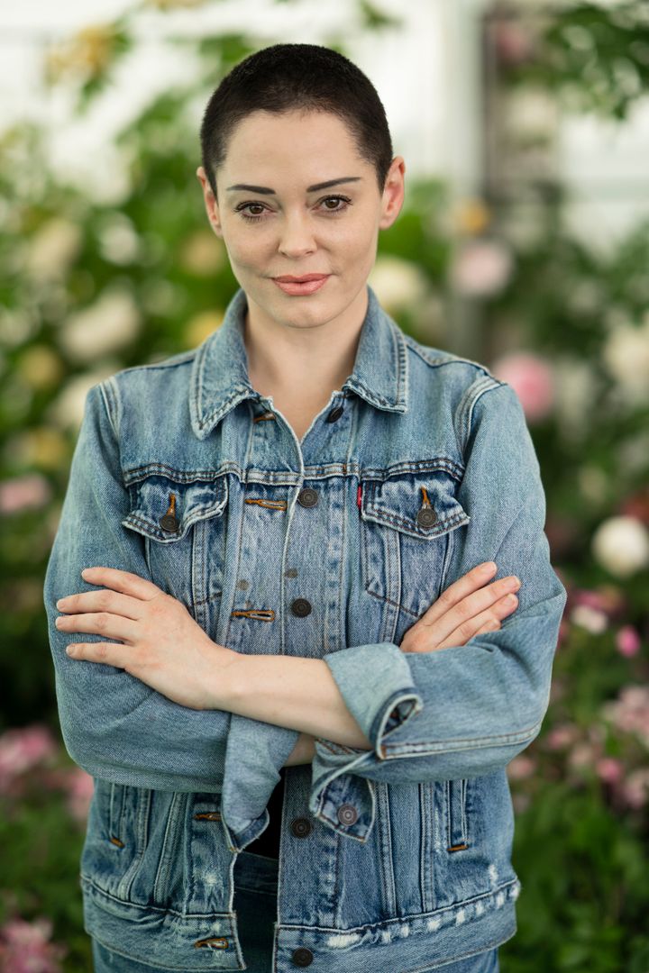 Rose McGowan in Wales earlier this month