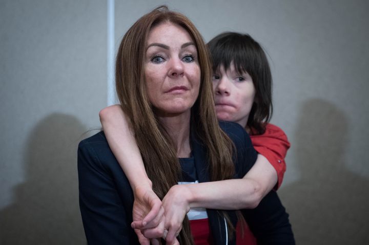 Charlotte Caldwell has said her son Billy is in a 'life-threatening' condition after being denied cannabis treatment in the UK