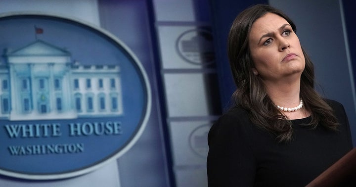 White House Press Secretary Sarah Huckabee Sanders