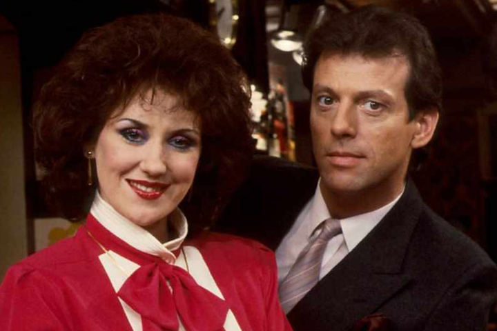 Anita Dobson and Leslie Grantham