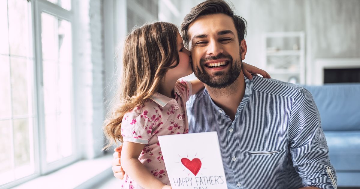 Самый красивый папа. Happy father. Father with daughter Gift. Love you dad Photoshoot at Home. V7-dad.