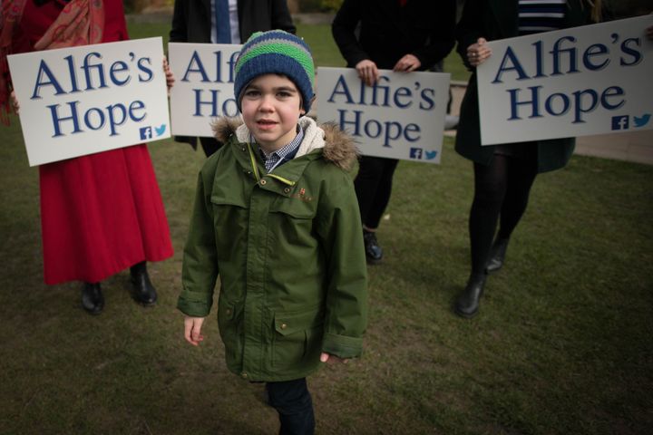 Alfie Dingley, 6, is still waiting a decision by the Home Office to allow him access to medicinal cannabis.