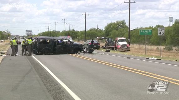 A Chevrolet Suburban believed to be carrying a dozen undocumented immigrants crashed in Big Wells, Texas, on Sunday, killing at least five people.