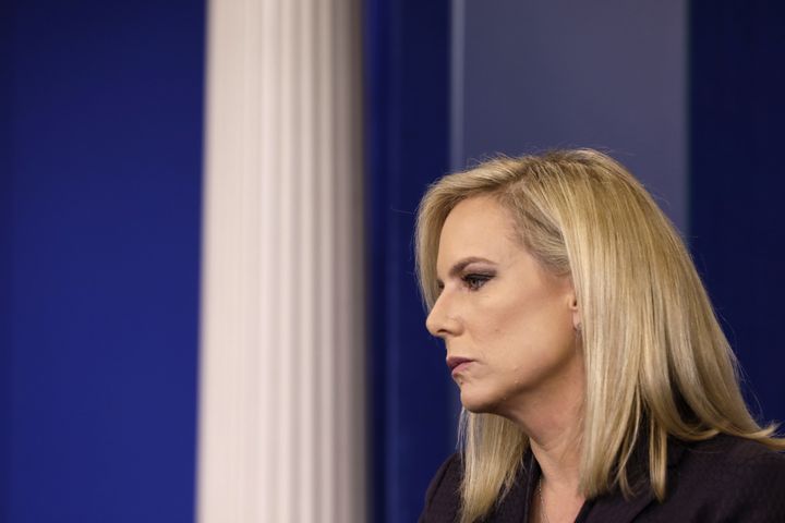 Department of Homeland Security Secretary Kirstjen Nielsen said there was no agency policy of separating families at the border, "period." 
