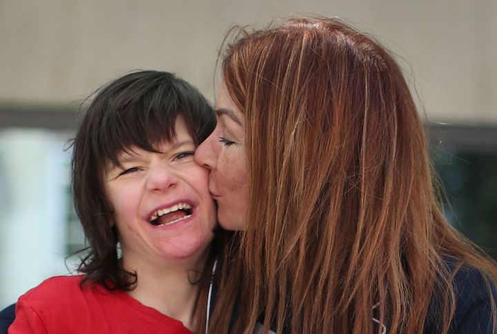 Billy Caldwell and his mum Charlotte.