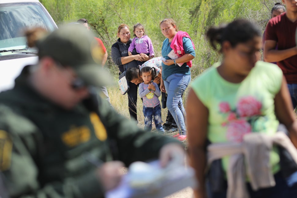 These families were taken into custody on June 12, 2018, near McAllen, Texas, then sent to a CBP processing center for possib