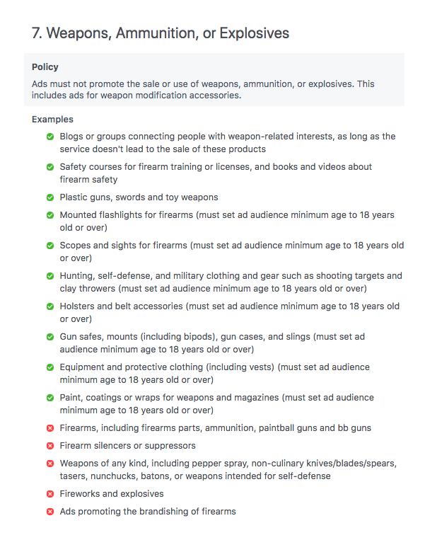 Facebook To Stop Advertising Gun Accessories To Children Facebook To Stop Advertising Gun Accessories To Children