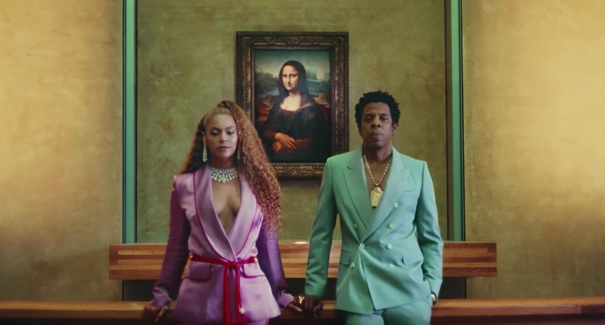 beyonce and jay z music video louvre